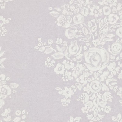 Фото Обои с рисунком - Цветы - стиль Английская классика - Фиолетовые - Купить в Интернет-магазине