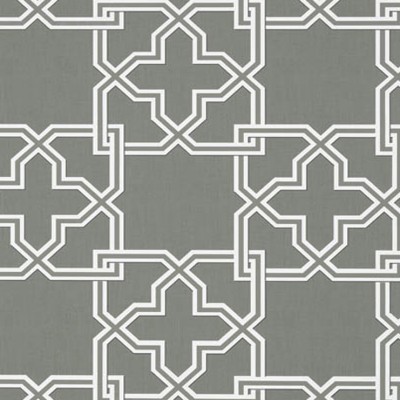 Фото Обои с рисунком - Орнамент - стиль Американский - Серые - Купить в Интернет-магазине