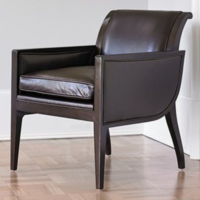 Фото Кресло на деревянной раме - стиль Современная классика - Для гостиной - Купить в Интернет-магазине