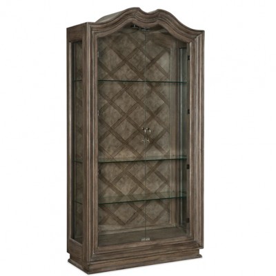 Фото Витрина широкая - стиль Современная классика - Для столовой - Со стеклянными дверями - Hooker - Woodlands - Купить в Интернет-магазине