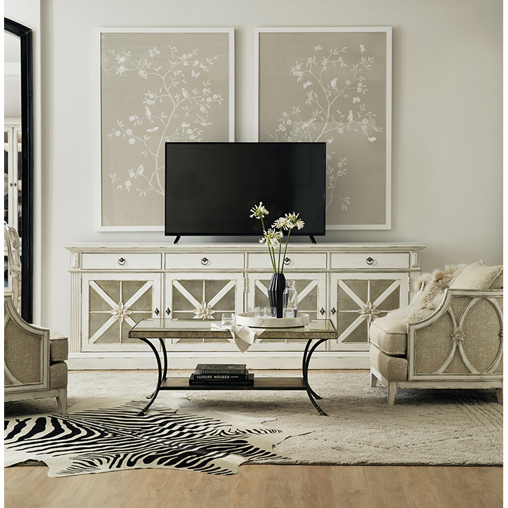 Фото ТВ консоль - стиль Американское наследство - Для гостиной - Купить в Интернет-магазине