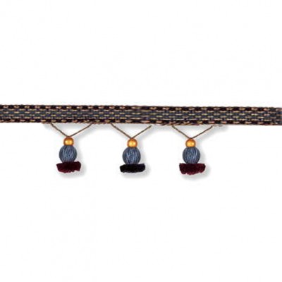 Фото Отделка для текстильных изделий - Тесьма - стиль Английский - Синяя - Купить в Интернет-магазине