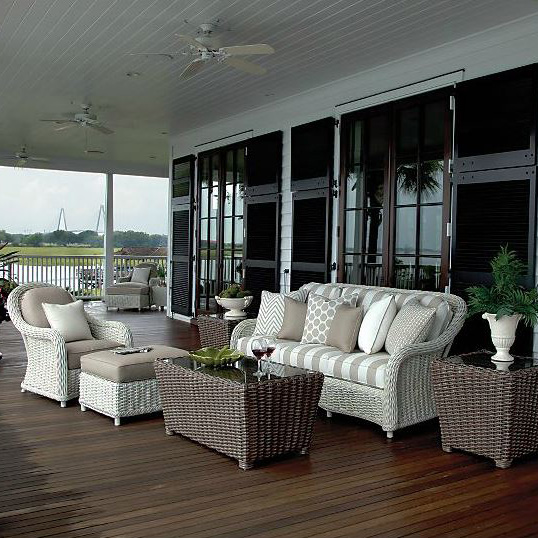 Фото Пуф и табурет - стиль Классический - Для терраса и бассейна - Купить в Интернет-магазине