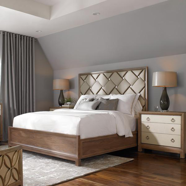 Фото Тумба прикроватная - стиль Transitional - Для спальни - Купить в Интернет-магазине Фото Тумба прикроватная - стиль Transitional - Для спальни - Купить в Интернет-магазине