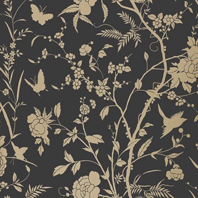 Фото Обои с рисунком - Крупный декор - стиль Американский - Черные - Купить в Интернет-магазине