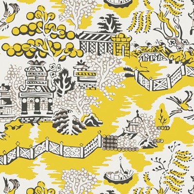 Фото Обои с рисунком - Крупный декор - стиль Американский - Желтые - Купить в Интернет-магазине