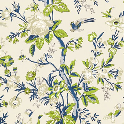 Фото Обои с рисунком - Цветы - стиль Американский - Белые - Купить в Интернет-магазине