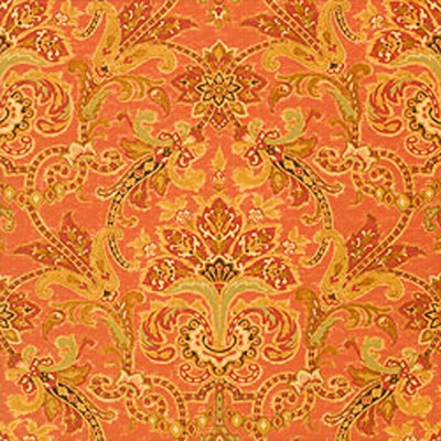 Фото Обои с рисунком - Орнамент - стиль Американский - Оранжевые - Купить в Интернет-магазине