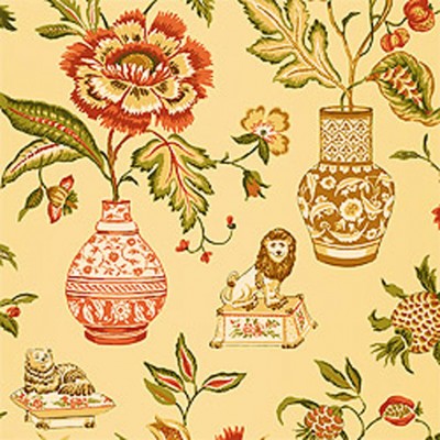 Фото Обои с рисунком - Крупный декор - стиль Американский - Желтые - Купить в Интернет-магазине