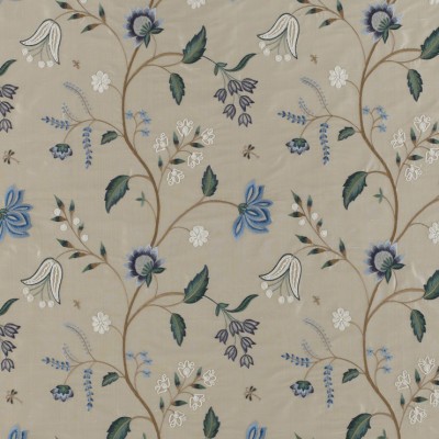 Фото Ткань портьерная с рисунком - Цветы - стиль Английский - Купить в Интернет-магазине