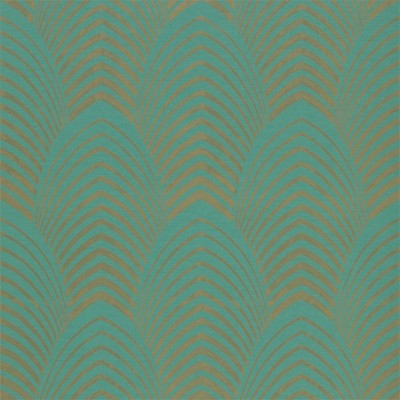 Фото Обои с рисунком - Орнамент - стиль Современный - Бирюзовые - Купить в Интернет-магазине