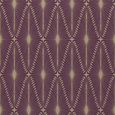 Фото Обои с рисунком - Орнамент - стиль Современный - Фиолетовые - Купить в Интернет-магазине