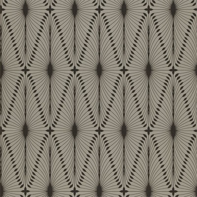 Фото Обои с рисунком - Орнамент - стиль Современный - Серые - Купить в Интернет-магазине