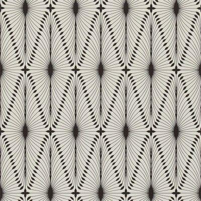 Фото Обои с рисунком - Орнамент - стиль Современный - Белые - Купить в Интернет-магазине