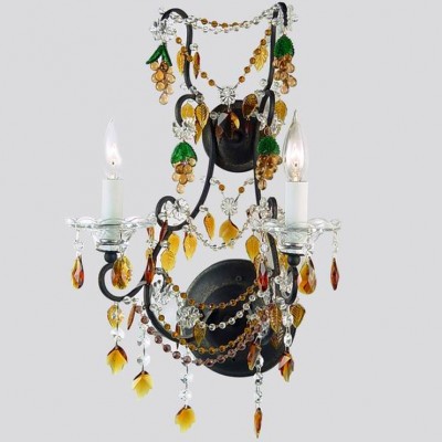 Фото Бра, светильник настенный - стиль Американская классика - Стеклянный - Купить в Интернет-магазине