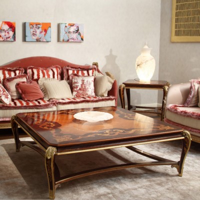 Фото Стол кофейный/журнальный - стиль Русский дворцовый - Для гостиной - Купить в Интернет-магазине