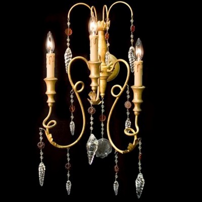 Фото Бра, светильник настенный - стиль Американская классика - Стеклянный - Купить в Интернет-магазине