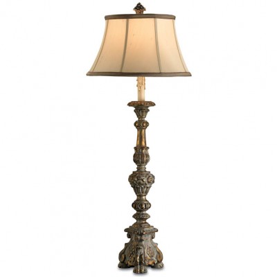 Фото Настольная лампа - стиль Американская классика - Деревянная - Купить в Интернет-магазине