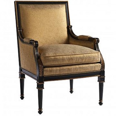 Фото Кресло на деревянной раме - стиль Американская классика - Для гостиной - Купить в Интернет-магазине