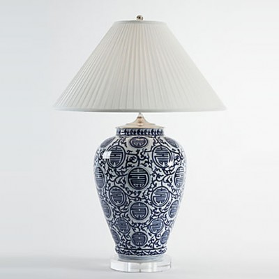 Фото Настольная лампа - стиль Американская классика - Фарфоровая - Купить в Интернет-магазине