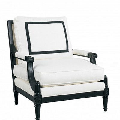 Фото Кресло на деревянной раме - стиль Американская классика - Для гостиной - Купить в Интернет-магазине