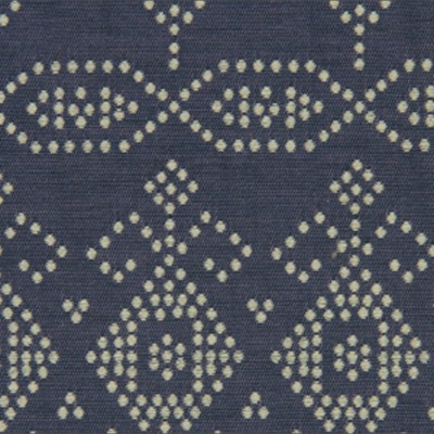 Фото Ткань портьерная с рисунком - Орнамент - стиль Американский - Синий - Купить в Интернет-магазине