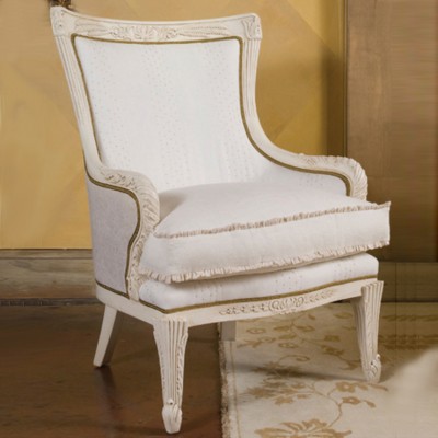 Фото Кресло на деревянной раме - стиль Американское наследство - Для гостиной - Купить в Интернет-магазине