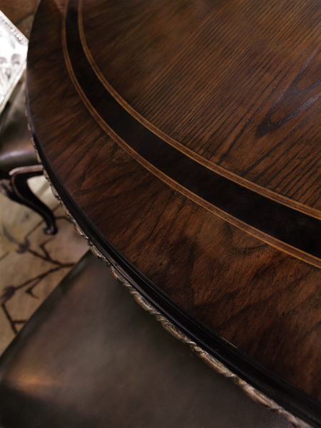 Фото Стол обеденный - стиль Флорида Дизайн - Для столовой - большие обеденные столы производства США - Marge Carson - Piazza San-Marco - Купить в Интернет-магазине