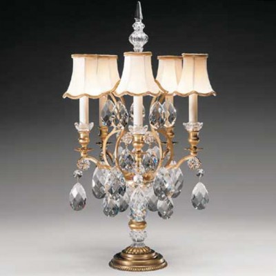 Фото Настольная лампа - стиль Американская классика - Хрустальная - Купить в Интернет-магазине