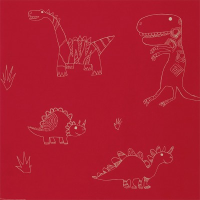 Фото Обои с рисунком - Детский рисунок - стиль Современный - Красные - Купить в Интернет-магазине