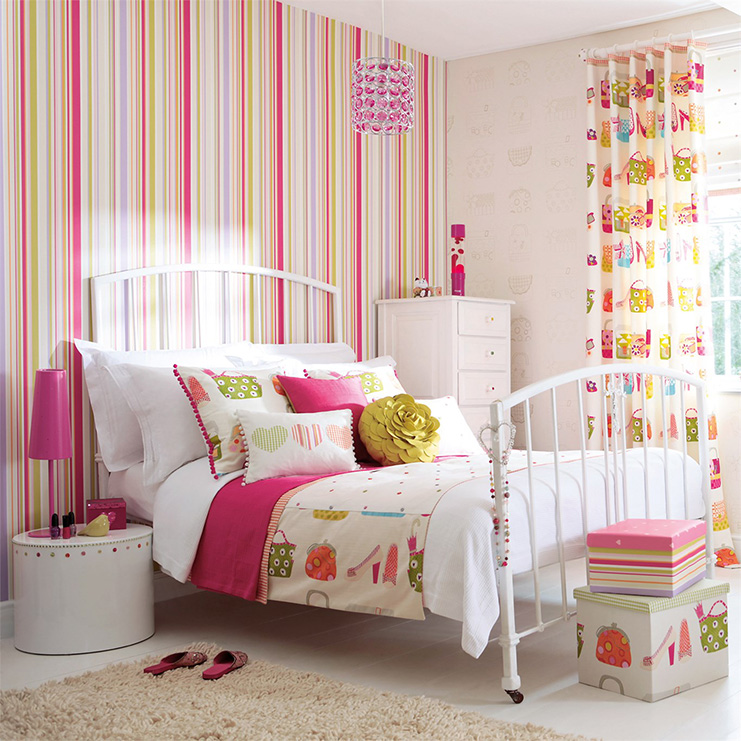 Фото Обои с рисунком - Детский рисунок - стиль Современный - Фиолетовые - Купить в Интернет-магазине