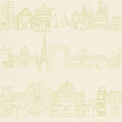 Фото Обои с рисунком - Детский рисунок - стиль Современный - Кремовые - Купить в Интернет-магазине