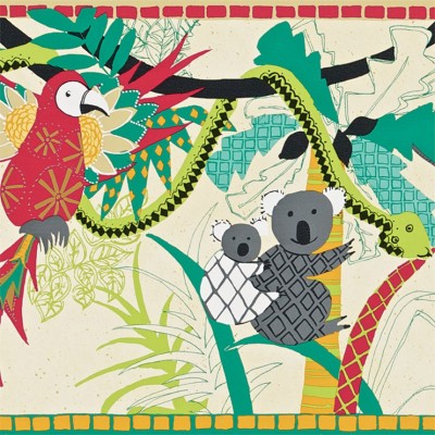 Фото Обои с рисунком - Детский рисунок - стиль Современный - Кремовые - Купить в Интернет-магазине