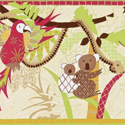 Фото Обои с рисунком - Детский рисунок - стиль Современный - Кремовые - Купить в Интернет-магазине