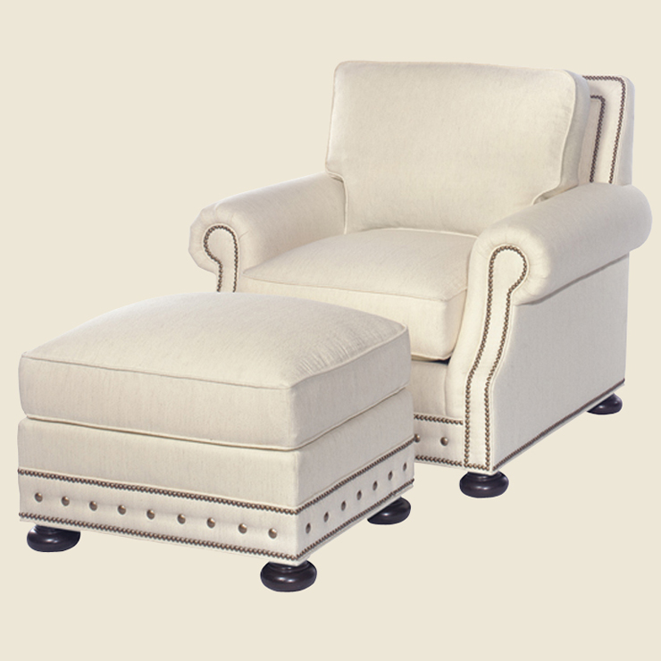 Фото Пуф, банкетка - стиль Колониальный - Для гостиной - Купить в Интернет-магазине