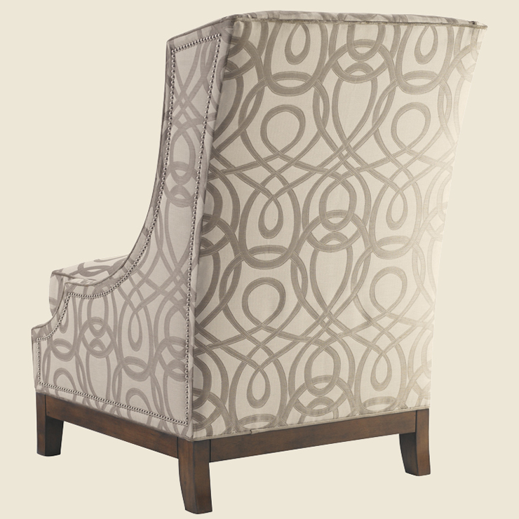 Фото Кресло на деревянной раме - стиль Transitional - Для гостиной - Купить в Интернет-магазине