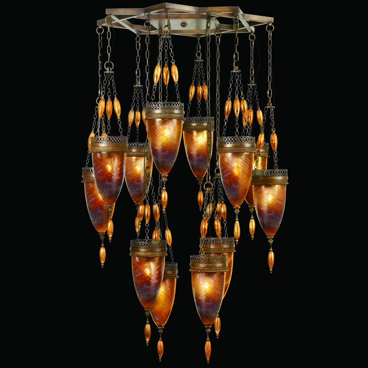 Фото Светильник потолочный - стиль Американская классика - Стеклянный - Купить в Интернет-магазине Фото Светильник потолочный - стиль Американская классика - Стеклянный - Купить в Интернет-магазине