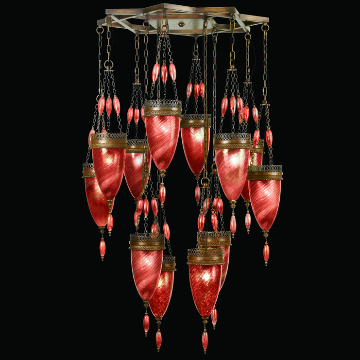 Фото Светильник потолочный - стиль Американская классика - Стеклянный - Купить в Интернет-магазине Фото Светильник потолочный - стиль Американская классика - Стеклянный - Купить в Интернет-магазине