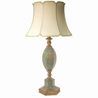 Фото Настольная лампа - стиль Американская классика - Деревянная - Купить в Интернет-магазине