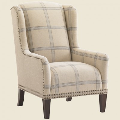Фото Кресло обитое - стиль Европейская эклектика - Для гостиной - удобное кресло производства США - Lexington - Images of Courtrai - Купить в Интернет-магазине