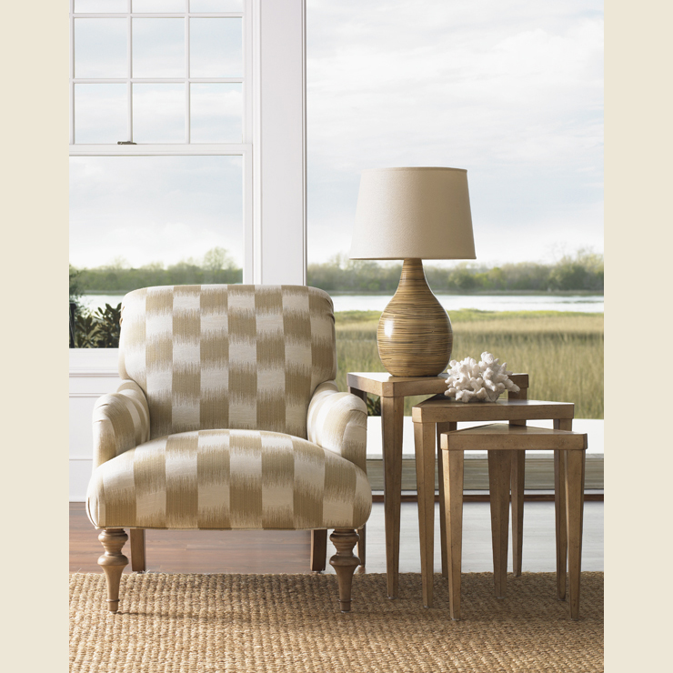 Фото Кресло обитое - стиль Современное кантри - Для гостиной - удобное кресло производства США - Lexington - Modern sands - Купить в Интернет-магазине
