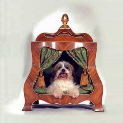 Фото Кровать, миска для собак - стиль Классический - Деревянная - Купить в Интернет-магазине