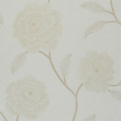 Фото Обои с рисунком - Цветы - стиль Английская классика - Голубы - Купить в Интернет-магазине