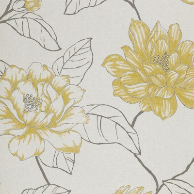 Фото Обои с рисунком - Цветы - стиль Английская классика - Светло-серые - Купить в Интернет-магазине