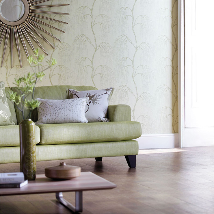 Фото Обои с рисунком - Растение - стиль Современный - Бирюзовые - Купить в Интернет-магазине Фото Обои с рисунком - Растение - стиль Современный - Бирюзовые - Купить в Интернет-магазине