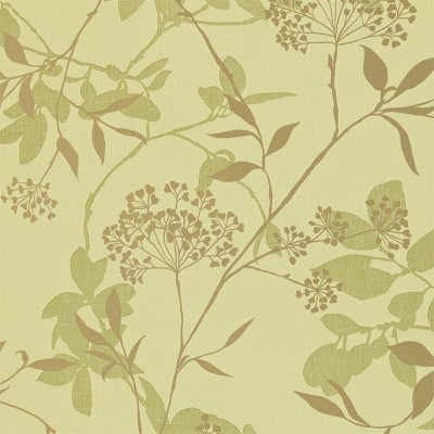 Фото Обои с рисунком - Растение - стиль Современный - Зеленые - Купить в Интернет-магазине