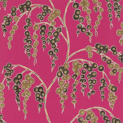 Фото Обои с рисунком - Растение - стиль Современный - Малиновые - Купить в Интернет-магазине