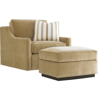 Фото Кресло обитое - стиль Ар-деко - Для гостиной - удобное кресло производства США - Lexington - Tower Place - Купить в Интернет-магазине