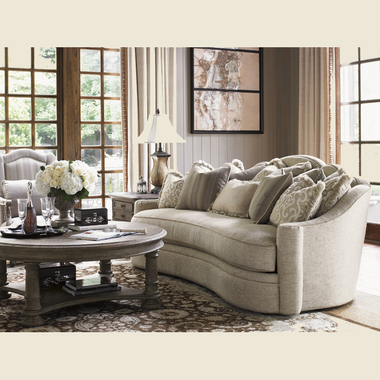 Фото Диван большой - стиль Европейская эклектика - Для гостиной - Купить в Интернет-магазине