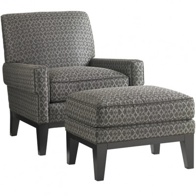 Фото Кресло обитое - стиль Современная классика - Для гостиной - удобное кресло производства США - Lexington - Carrera - Купить в Интернет-магазине